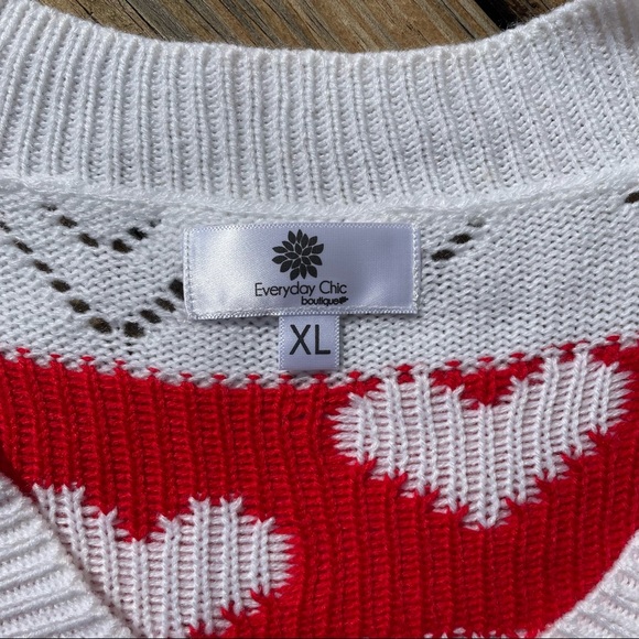 Valentine Heart Sweater Boutique White - Picture 9 of 9
